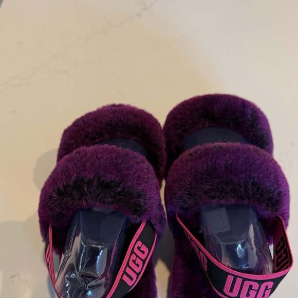 UGG Purple Slide Slippers - Picture 4 of 8
